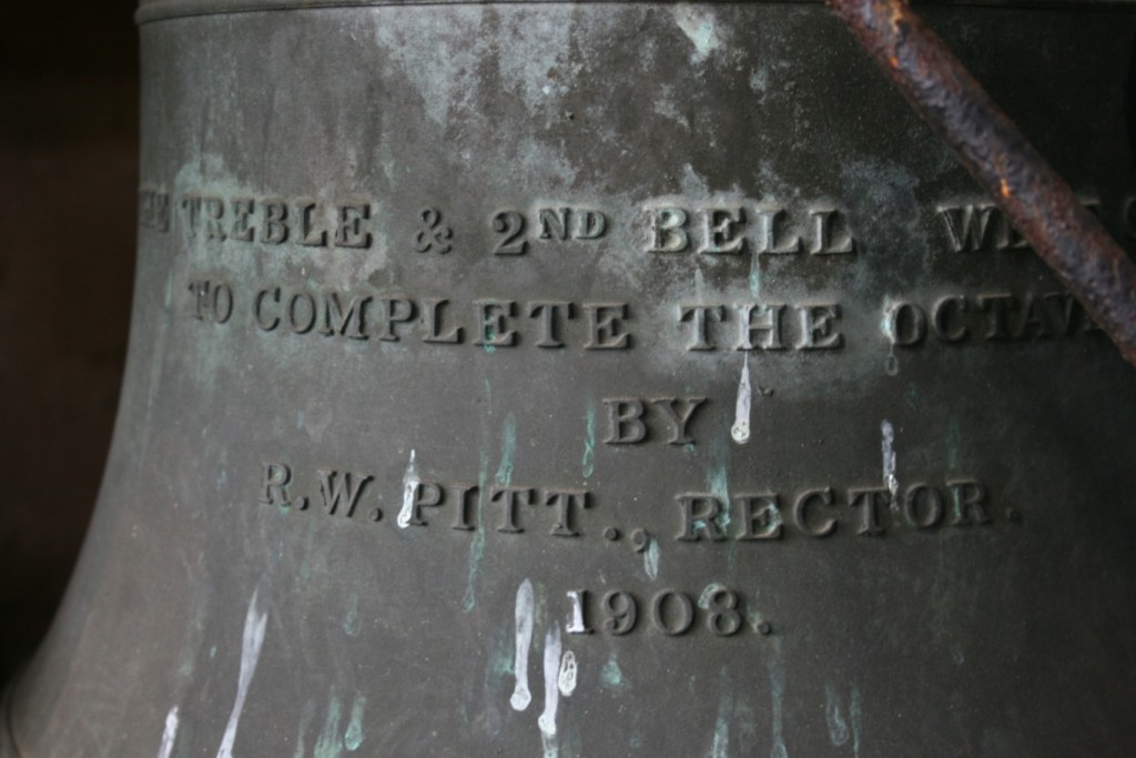 Treble bell inscription